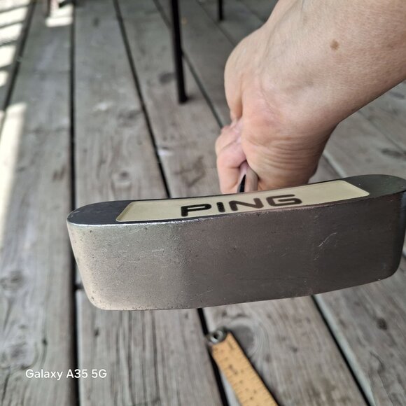 48" PING KARSTEN B90i CENTER SHAFTED PUTTER - PING STEEL SHAFT - SPLIT GRIP - Picture 2 of 10